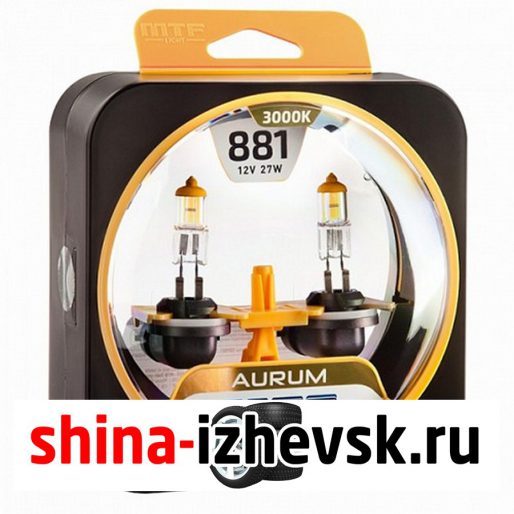 Лампа галогеновая MTF — H27-60/55 Вт-3000К, 2 шт. в Ижевске